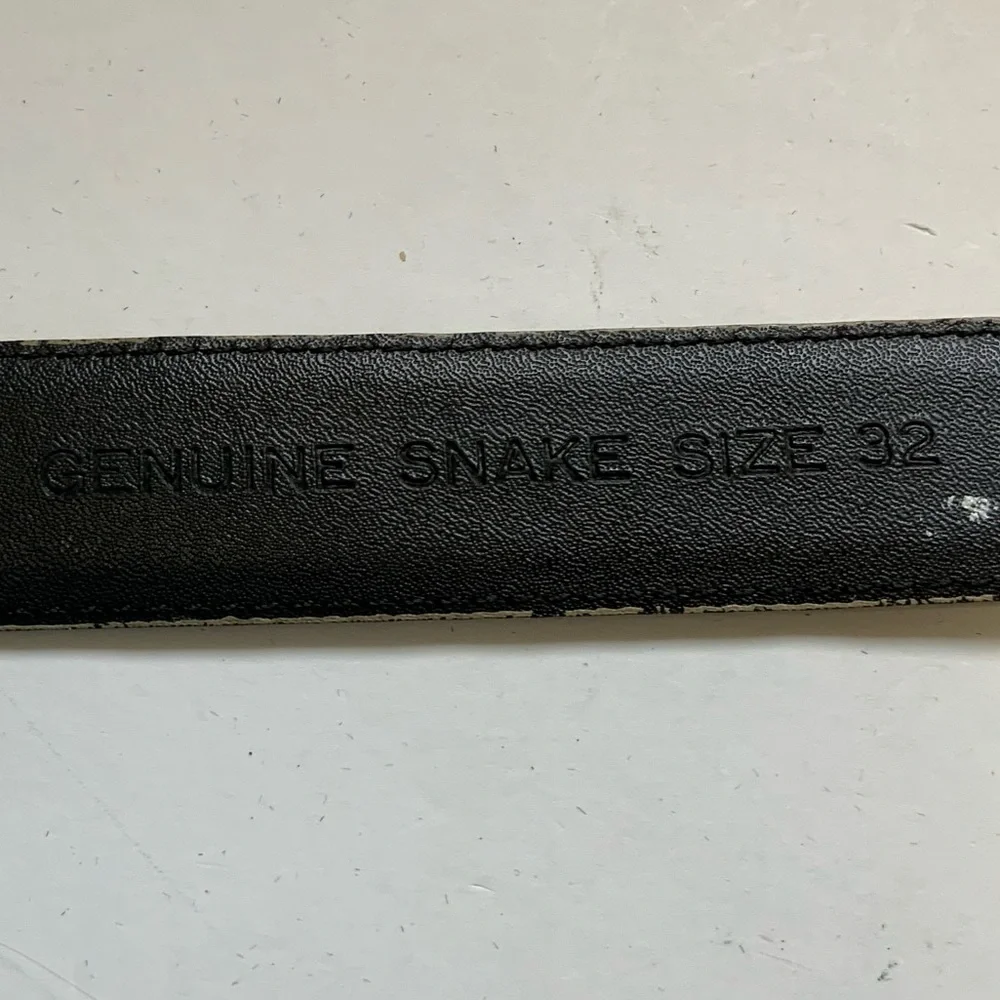 Vintage Genuine Serpi Snake skin Belt 32 S/M